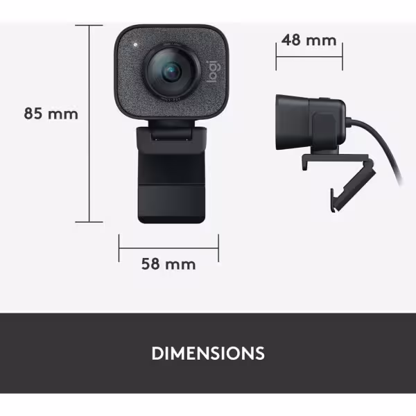 Logitech StreamCam Full HD Webcam 1080p 60fps USB-C Graphite