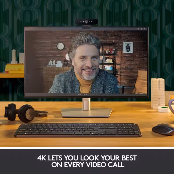Logitech BRIO 4K Pro Ultra HD 2160p Webcam USB-C (960-001106) - image 3 of 11