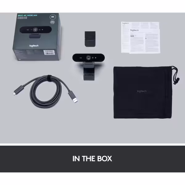 Logitech BRIO 4K Pro Ultra HD 2160p Webcam USB-C (960-001106) - image 10 of 11