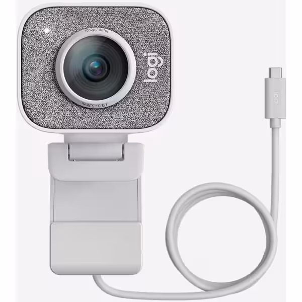 Logitech StreamCam USB-C Webcam – 1080p – White