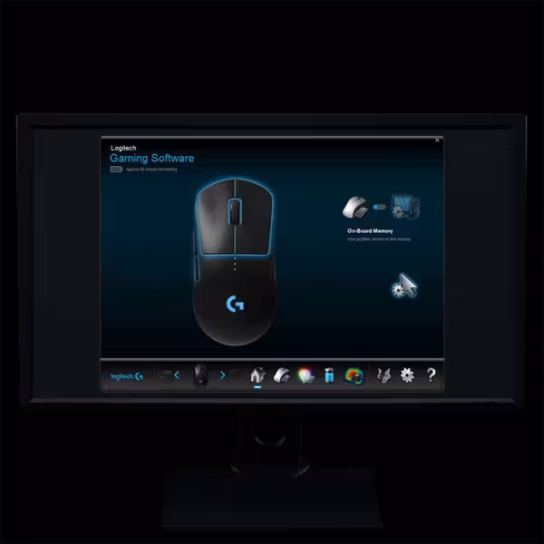 Logitech G PRO Wireless Gaming Mouse Black HERO 25K