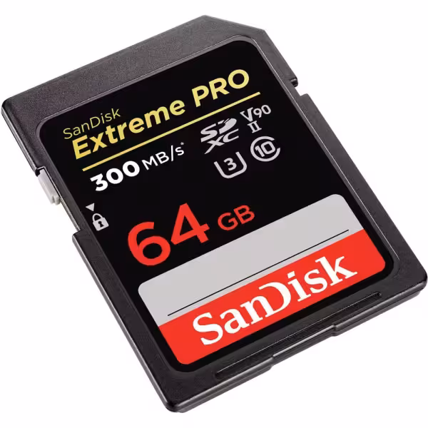 SanDisk Extreme PRO 64GB UHS-II SDXC Memory Card – 300 MB/s - image 2 of 6