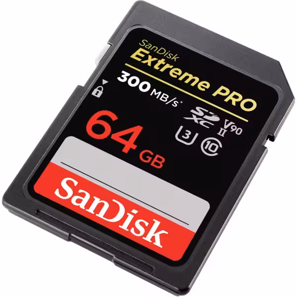 SanDisk Extreme PRO 64GB UHS-II SDXC Memory Card – 300 MB/s - image 3 of 6