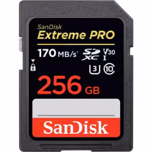 SanDisk Extreme PRO 256GB 170MB/s SDXC Memory Card