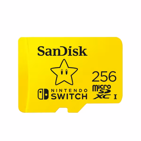 SanDisk 256GB Nintendo Switch MicroSDXC Memory Card UHS-I U3