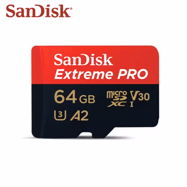 SanDisk Extreme Pro 64GB microSDXC Memory Card 200MB/s V30 with SD Adapter
