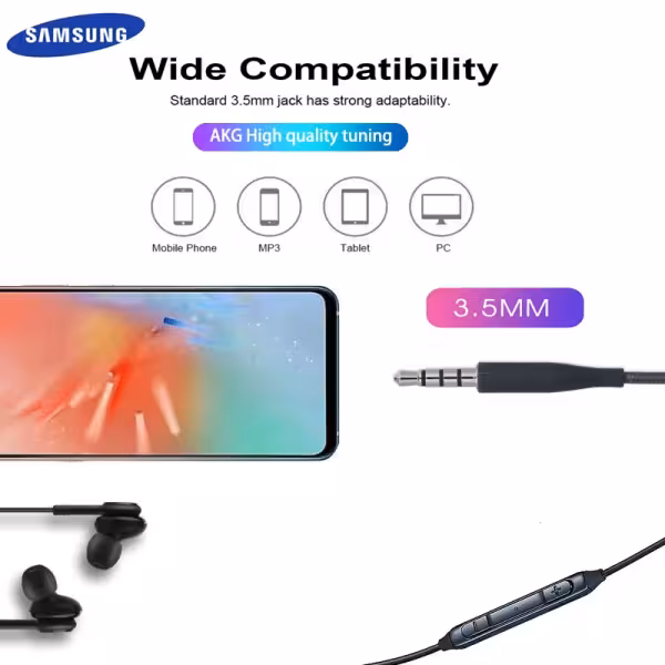 Samsung AKG EO-IG955 In-Ear Wired Earphones 3.5mm - Black