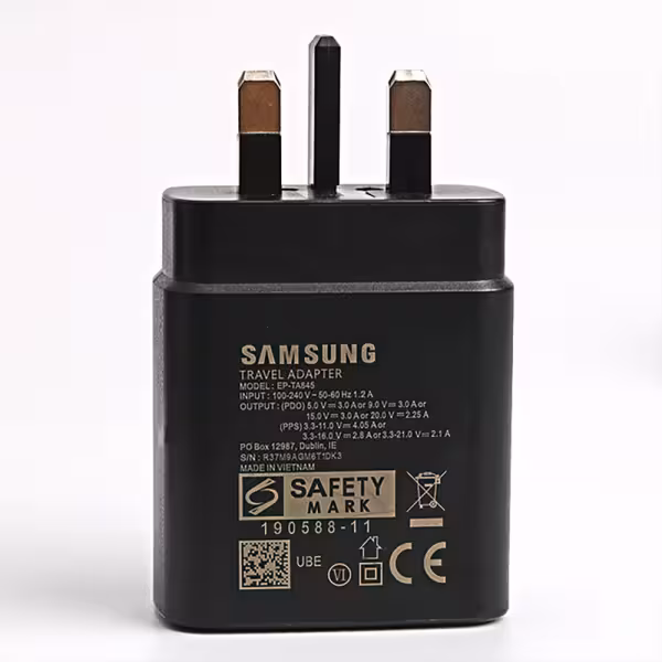 Samsung EP-TA845 45W USB-C Super Fast Charging Set Black