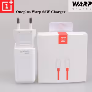 OnePlus Warp Charge 65W USB-C EU Power Adapter Set White