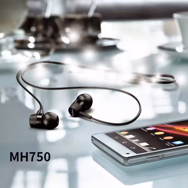 Sony MH750 Wired In-Ear Earphones with Microphone 3.5mm Black