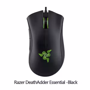 Razer DeathAdder Essential Wired Gaming Mouse Black 6400 DPI