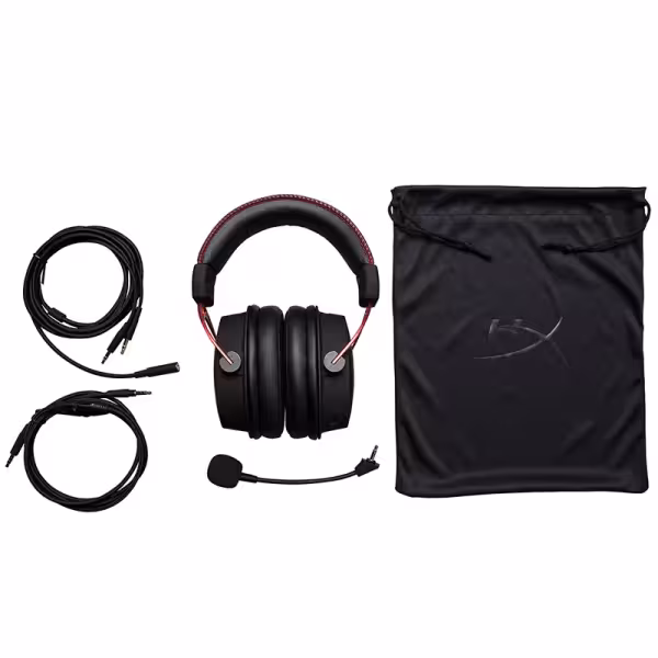 HyperX Cloud Alpha Limited Edition Gaming Headset White/Purple 50mm Drivers 3.5mm Wired