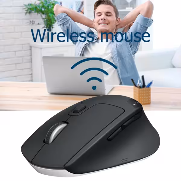 Logitech M720 Triathlon Multi-Device Wireless Mouse Bluetooth & USB