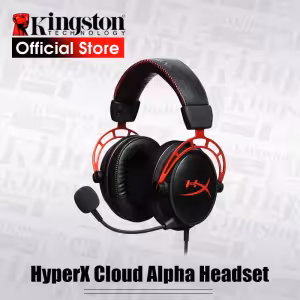 HyperX Cloud Alpha Limited Edition Gaming Headset White/Purple 50mm Drivers 3.5mm Wired