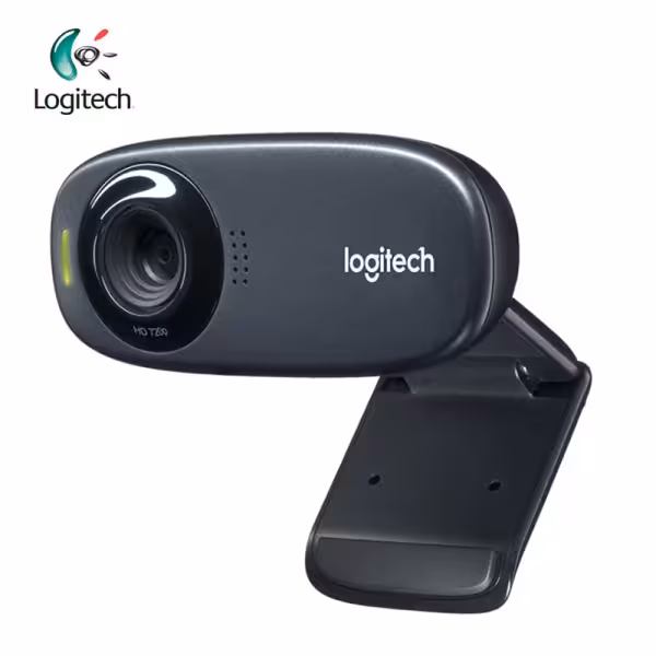 Logitech C310 HD Webcam 5MP Auto Focus USB Black