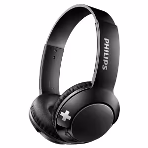 Philips SHB3075 Wireless Bluetooth Headphones Black (12-Hour Battery)