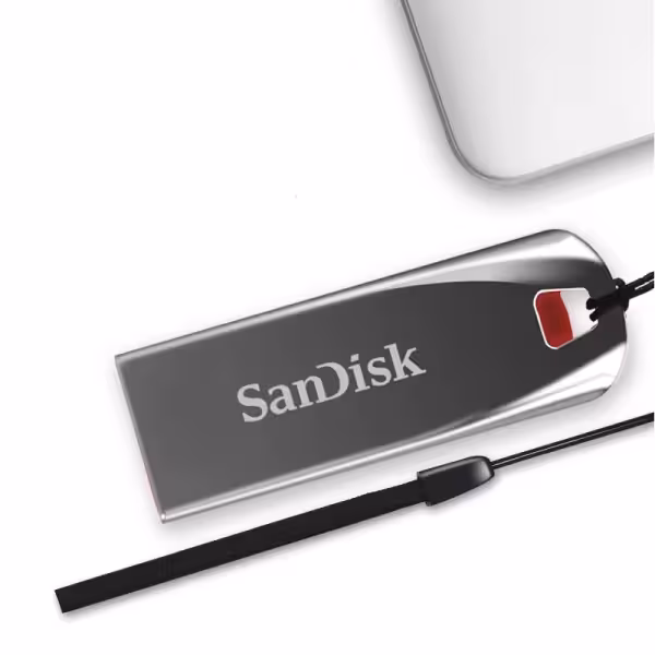 SanDisk CZ71 64GB USB 2.0 Flash Drive – Metal Pendrive Memory Stick