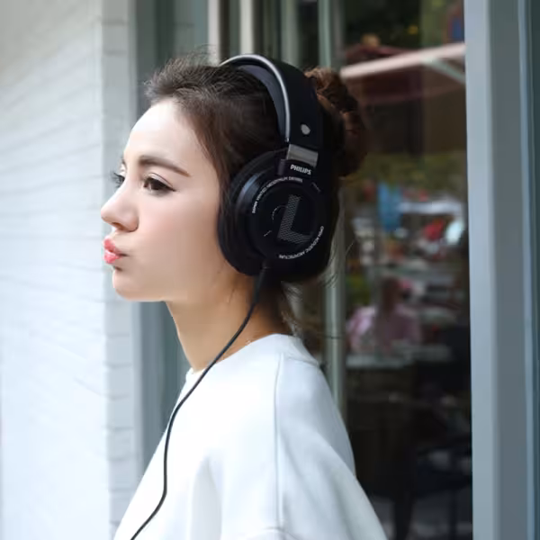 Philips SHP9600 Wired Open-Back Over-Ear Headphones