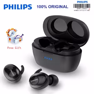 Philips SHB2505 True Wireless Bluetooth 5.0 Headphones Black
