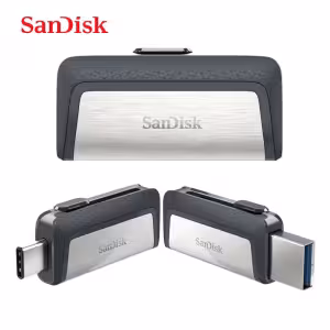 SanDisk Ultra Dual Drive Go 128GB USB-C Flash Drive Black