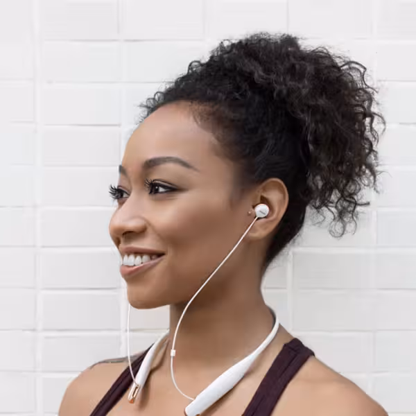 Philips SHB4205 Flite Hyprlite Wireless Bluetooth Headphones – White