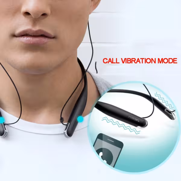 Philips SHB4205 Flite Hyprlite Wireless Bluetooth Headphones – White