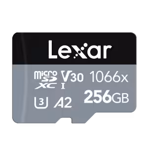 Lexar 1066x 256GB microSDXC Memory Card 160MB/s A2 V30