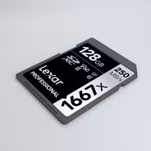 Lexar Professional 1667x 128GB SDXC UHS-II V60 Card