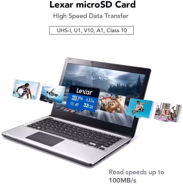 Lexar 633x 512GB microSDXC UHS-I Memory Card with SD Adapter