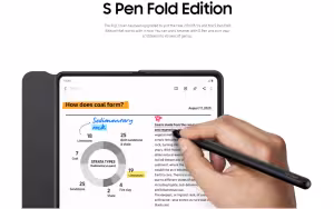 Samsung Galaxy Z Fold3 Flip Cover with S Pen Black