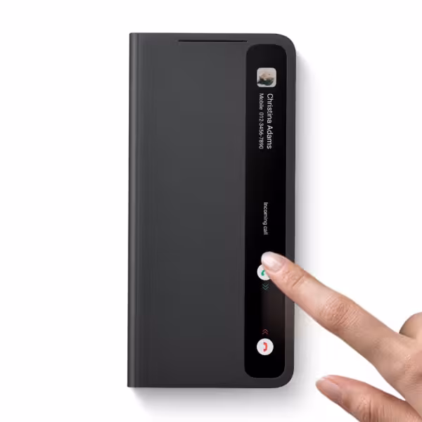 Samsung Galaxy S21 LED View Flip Case Black
