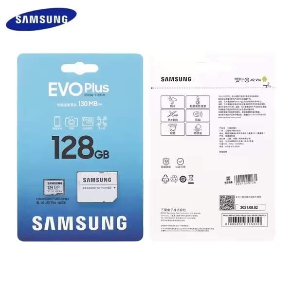 Samsung EVO Plus 128GB microSDXC Memory Card 160MB/s V30