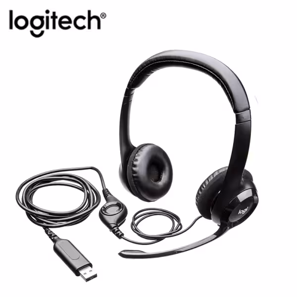 Logitech H390 Wired USB Headset with Microphone