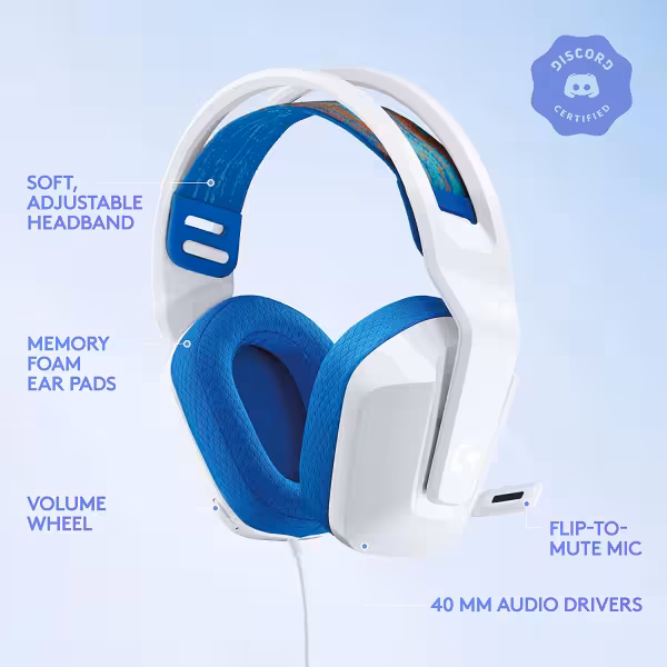 Logitech G335 Wired Gaming Headset – Black