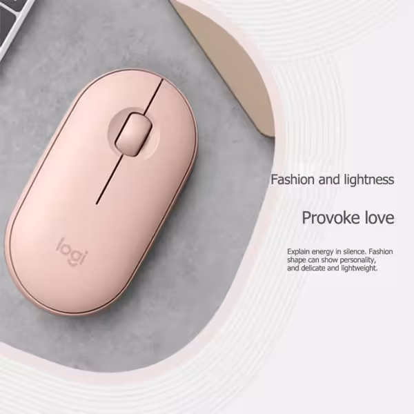 Logitech Pebble M350 Silent Bluetooth Wireless Mouse Black