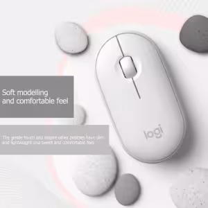Logitech Pebble M350 Silent Bluetooth Wireless Mouse Black
