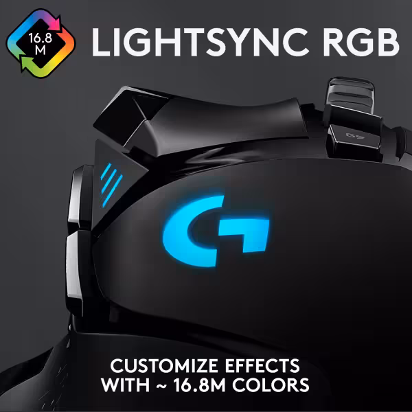 Logitech G502 HERO Wired Gaming Mouse 25K DPI, 11 Programmable Buttons