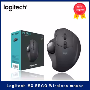 Logitech MX Ergo Wireless Trackball Mouse with Adjustable Hinge