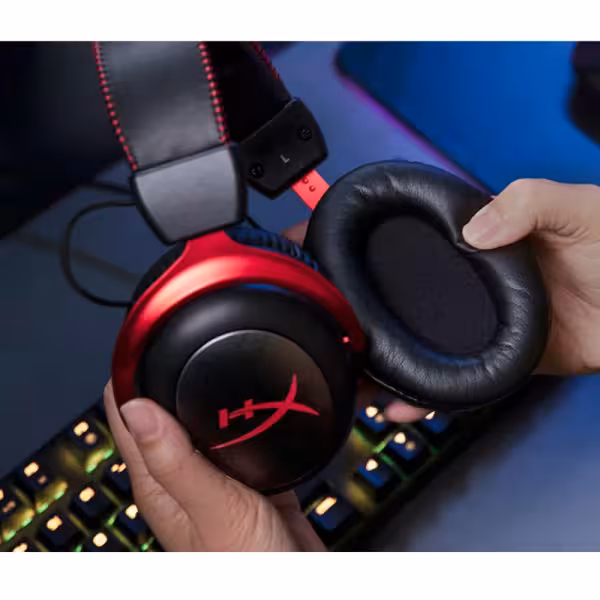 HyperX Cloud II Wireless Gaming Headset Black USB-C - image 5 of 6