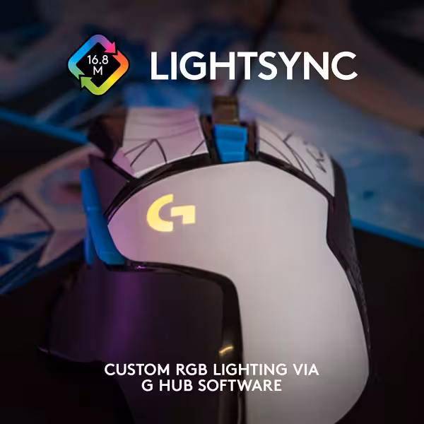 Logitech G502 HERO Wired Gaming Mouse 25K DPI, 11 Programmable Buttons