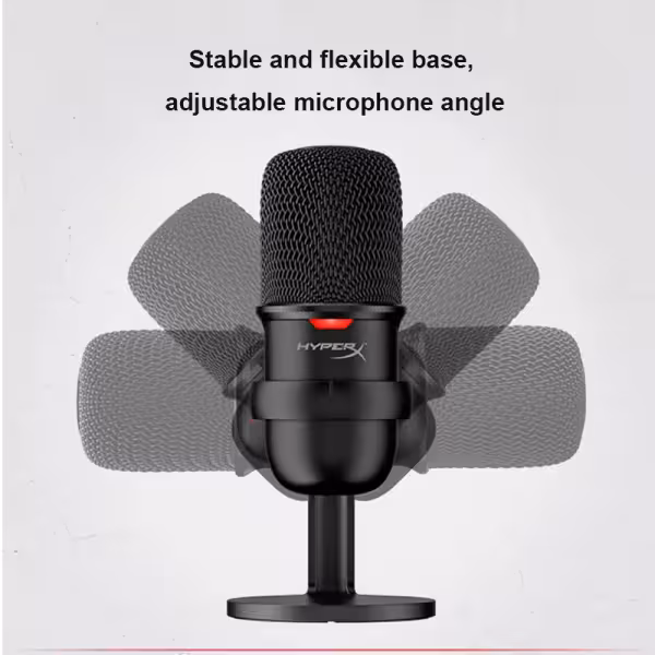HyperX SoloCast USB Condenser Microphone 24-bit/96kHz Cardioid