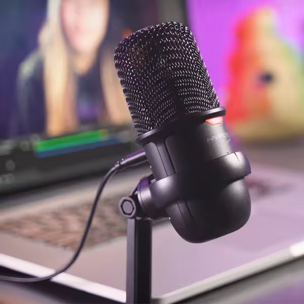 HyperX SoloCast USB Condenser Microphone 24-bit/96kHz Cardioid