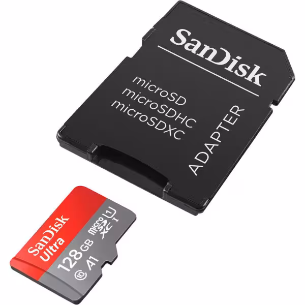 SanDisk Ultra 128GB microSDXC Card 140MB/s UHS-I