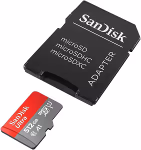 SanDisk Ultra 512GB microSDXC Memory Card 150MB/s A1