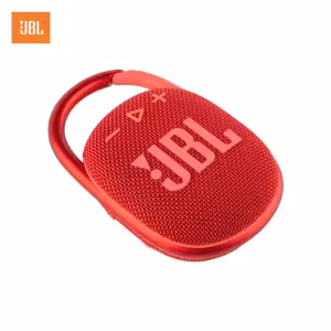 JBL Clip 4 Portable Bluetooth Speaker with Carabiner Red
