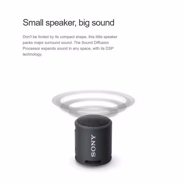 Sony SRS-XB13 Bluetooth Portable Speaker Blue USB-C