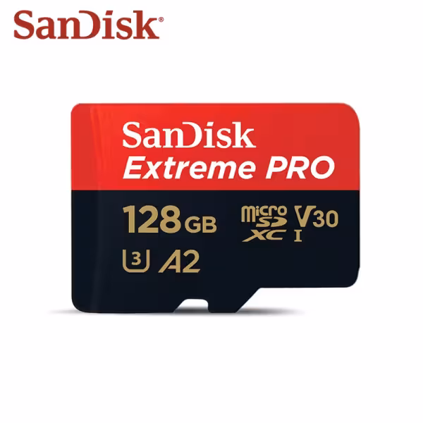 SanDisk Extreme PRO 128GB microSDXC Memory Card UHS-I 200MB/s with SD Adapter