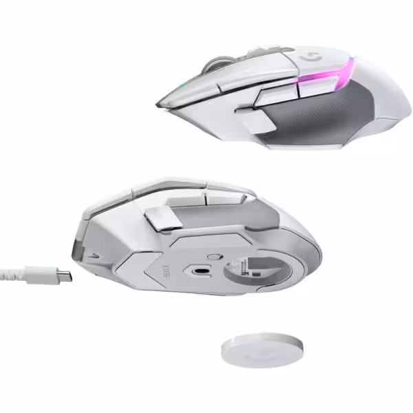 Logitech G502 X PLUS LIGHTSPEED Wireless RGB Gaming Mouse – White - image 3 of 7