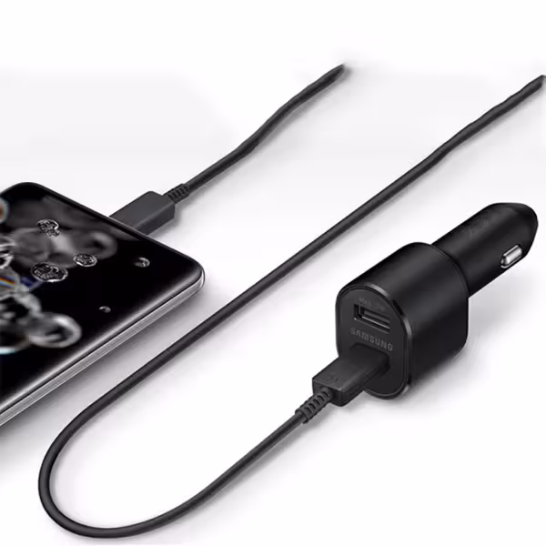 Samsung 60W Dual-Port USB-C Fast Charging Car Charger