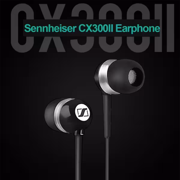 Sennheiser CX300 II In-Ear Noise-Isolating Earphones Black 3.5mm Jack
